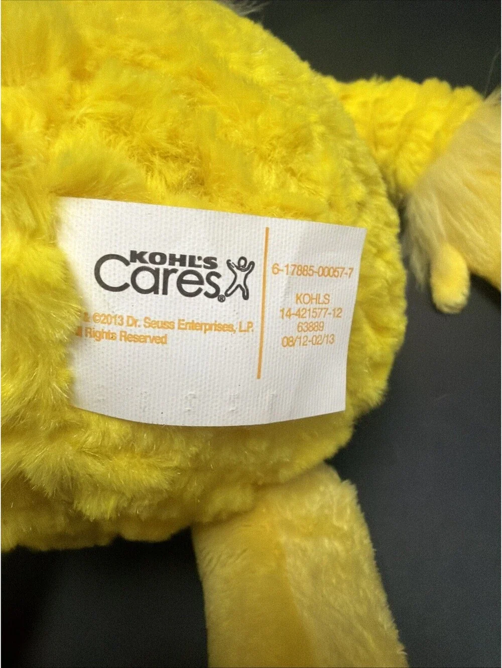Dr. Seuss’s Sleep Book & Plush Lot 2012-13 Stuffed Yellow “Snoozapalooza” NWT